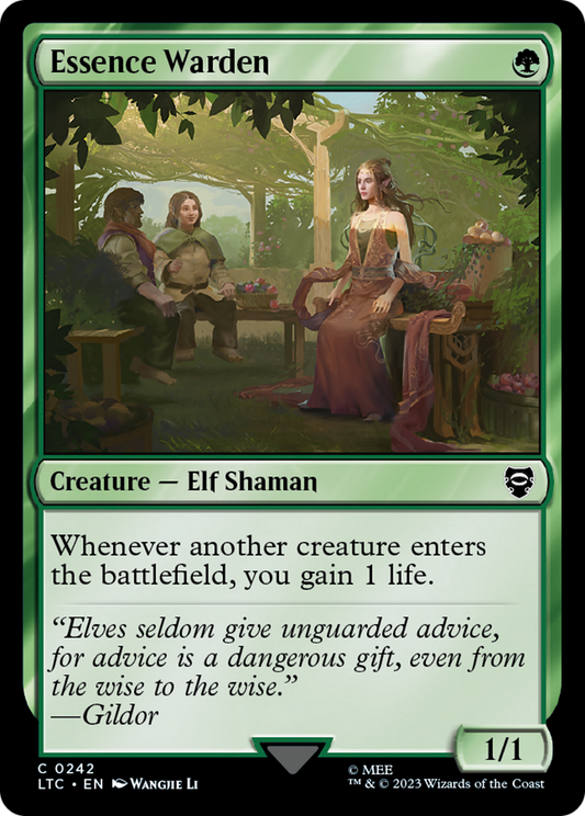 MAGIC: THE GATHERING  - Essence Warden (LTC-242) - Tales of Middle-earth Commander