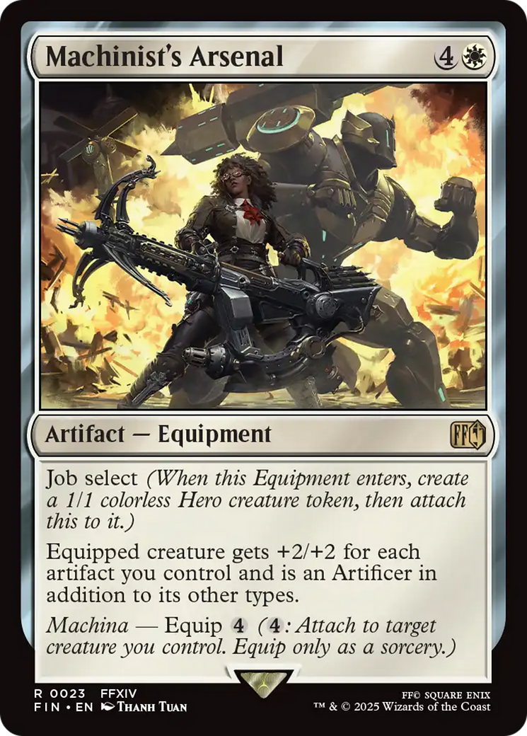 MAGIC: THE GATHERING  - Machinist's Arsenal (FIN-023) - FINAL FANTASY Foil