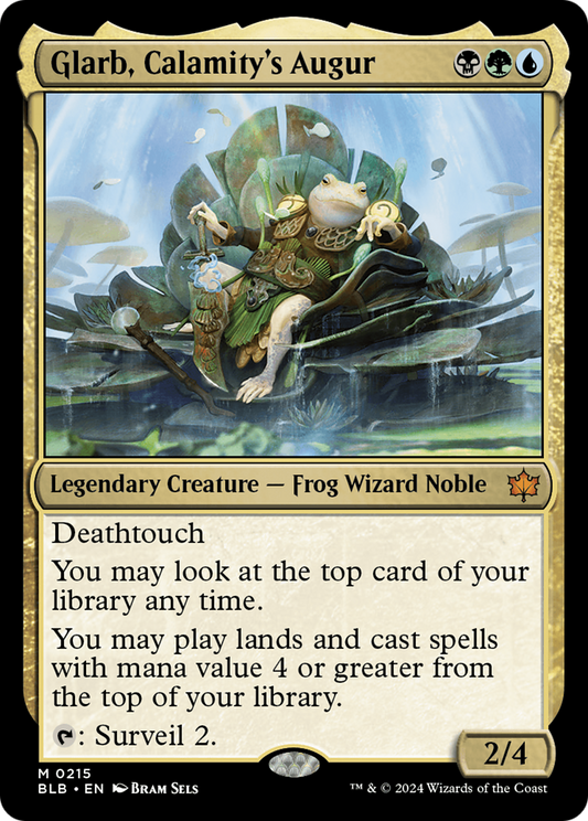 MAGIC: THE GATHERING  - Glarb, Calamity's Augur (BLB-215) - Bloomburrow