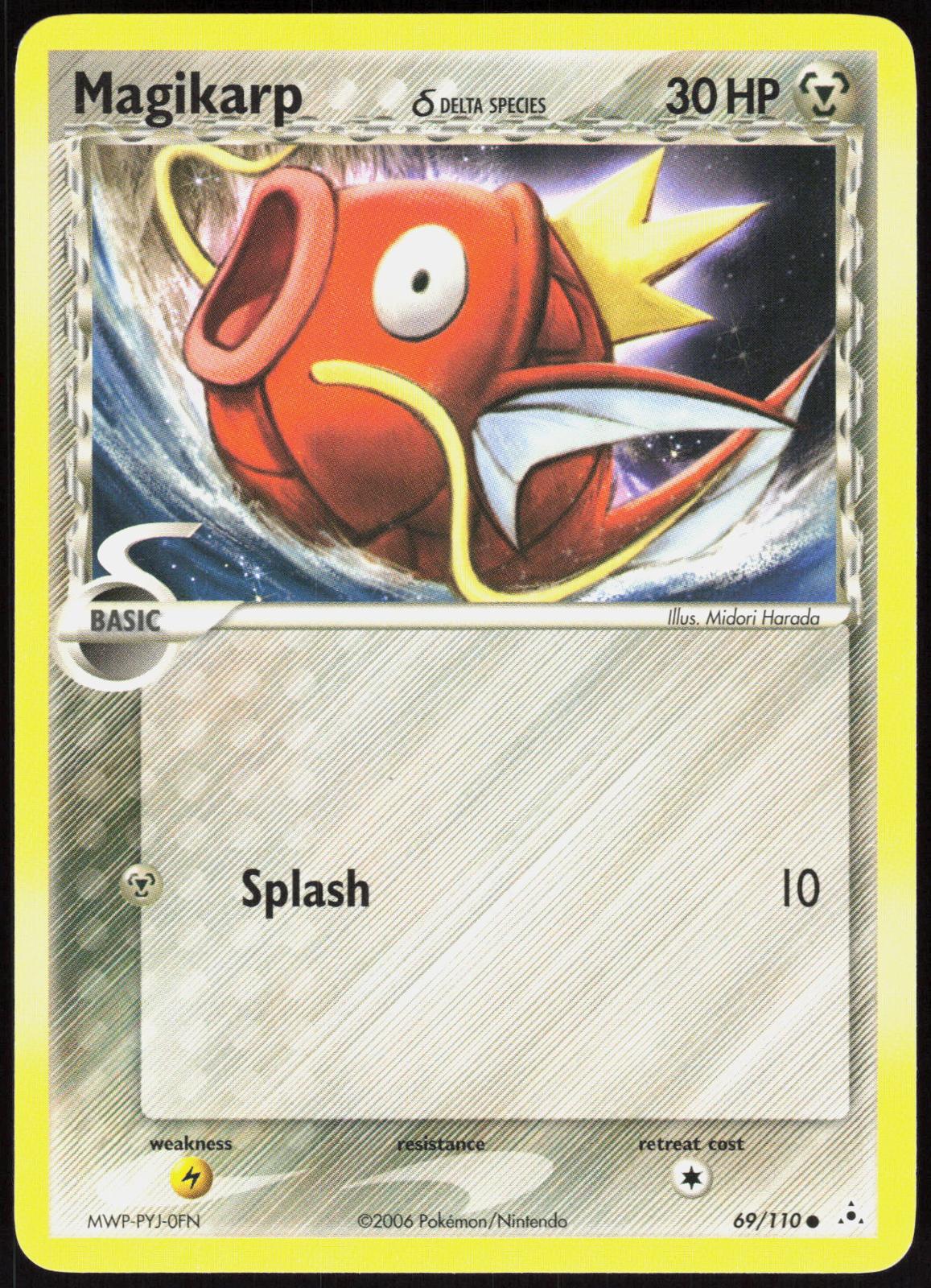 MAGIKARP Δ 69/110 HOLON PHANTOMS POKEMON COMMON LP