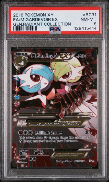 POKEMON TCG - M GARDEVOIR EX RC31/RC32 POKEMON PSA 8 RADIANT COLLECTION FULL ART