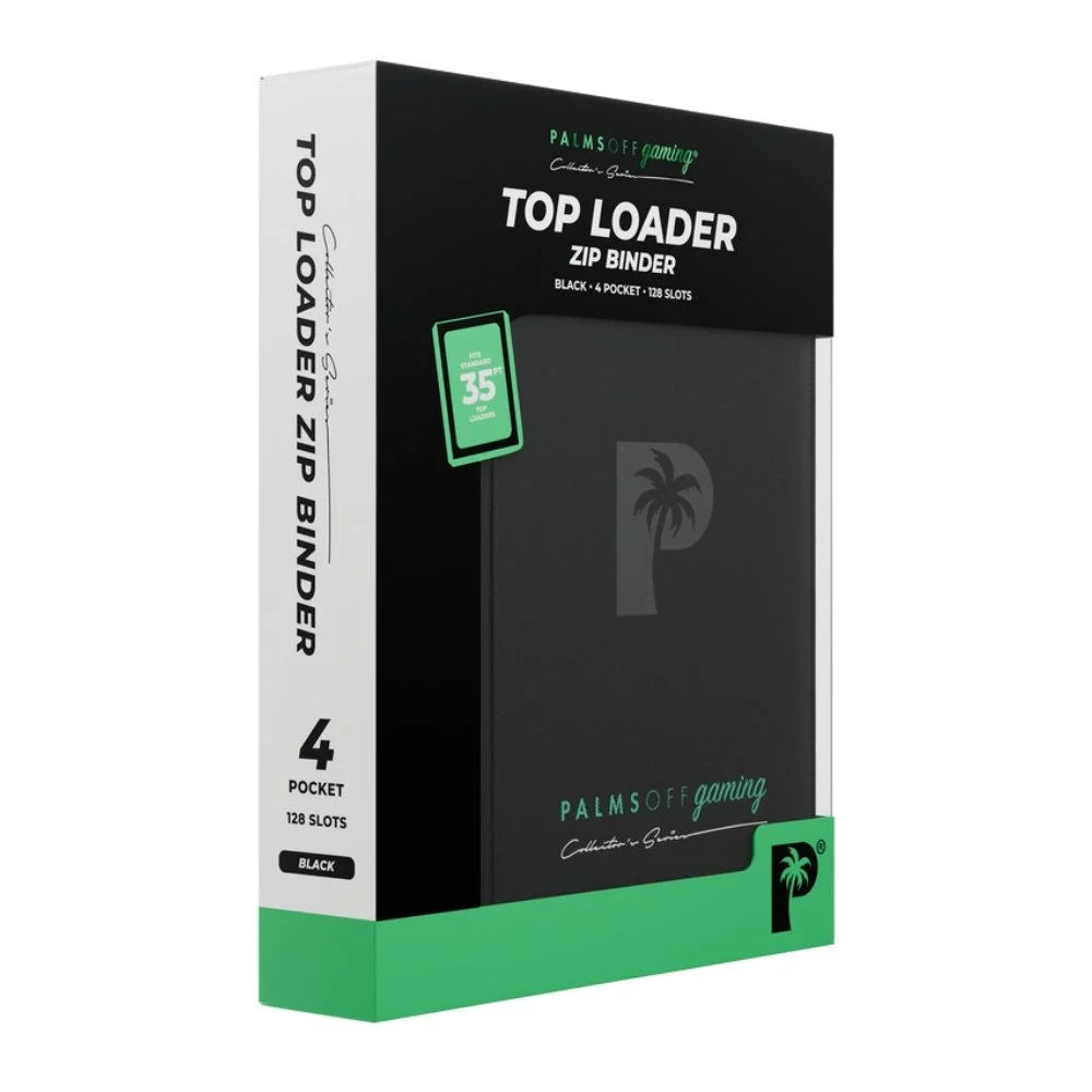 PALMS OFF - Collector's Series 4 Pocket Top Loader Zip Binder