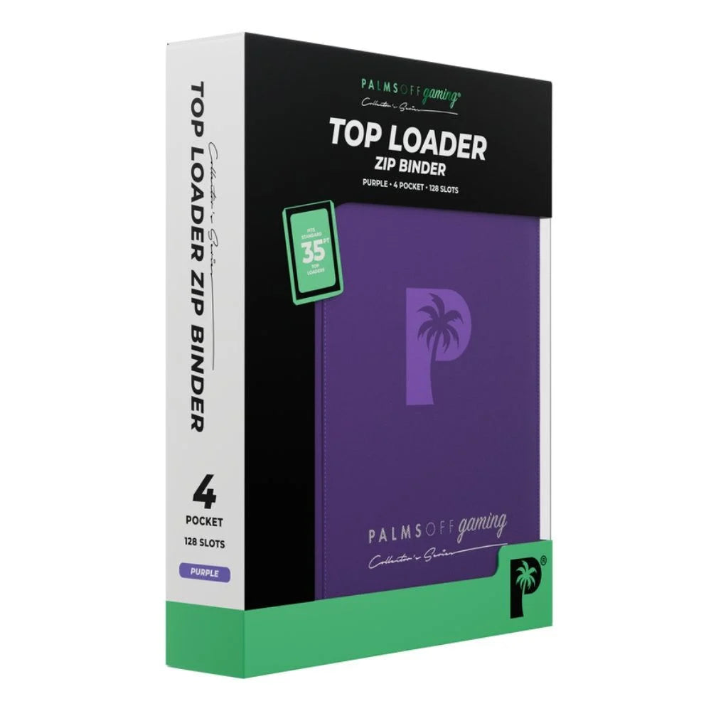 PALMS OFF - Collector's Series 4 Pocket Top Loader Zip Binder