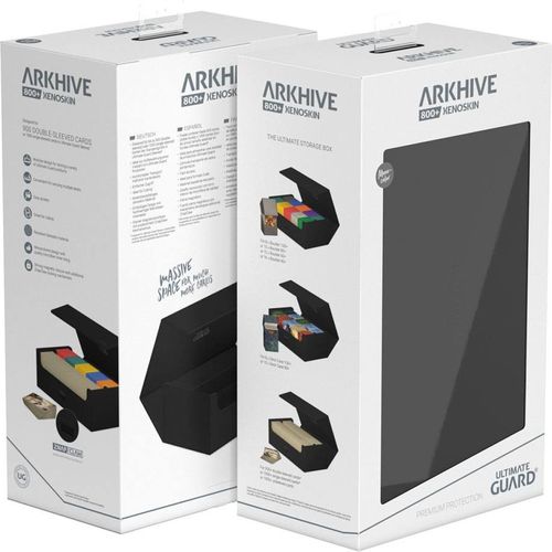 ULTIMATE GUARD - Superhive 550+ XenoSkin Monocolor Black Deck Box