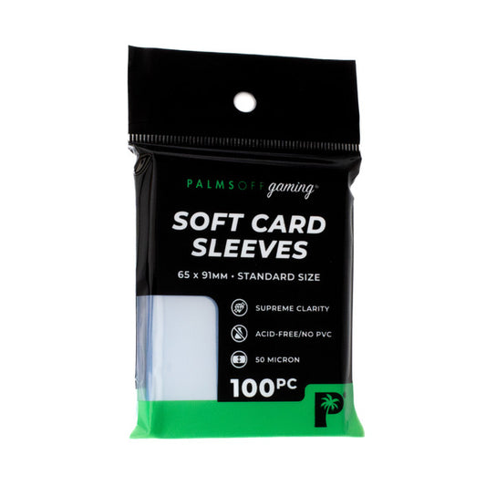 PALMS OFF - Soft Card Sleeves - Standard Size - 100pc