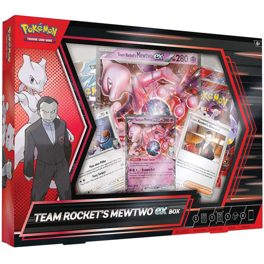 POKEMON TCG - Team Rocket's Mewtwo ex Collection Box